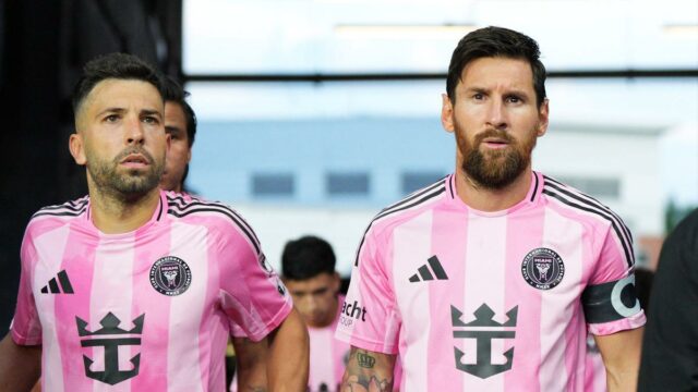 Lionel Messi, Jordi Alba, renderizou uma partida sobre uma partida não-show na MLS All-Star

