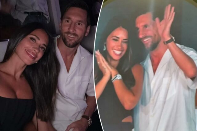 Lionel Messi, a esposa tem o momento do concerto "Kiss Cam" após a controversa suspensão do MLS

