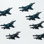 Listras russas na Ucrânia cortam a base aérea de jato em um acessório preciso