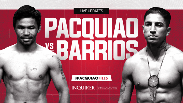 Atualizações ao vivo: lenda do boxe Filipin Manny Pacquiao, Ring vs WBC Weltterweight Champion Mario Barrios retornou.