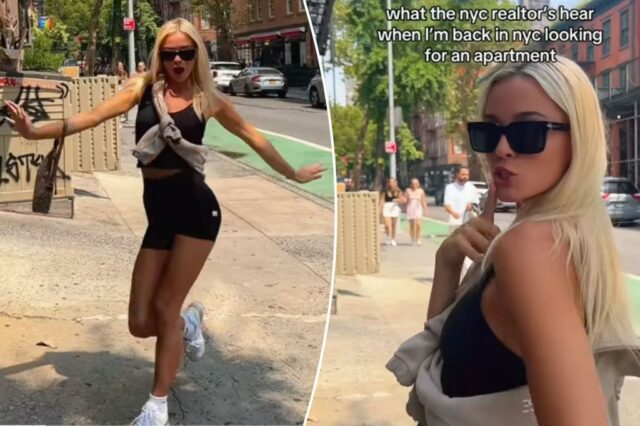 Livvy Dunne de volta em uma caçada por um apartamento em Nova York

