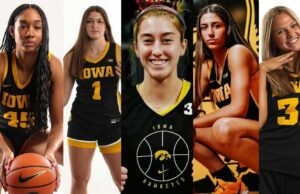 Lucy Olsen, Taylor Stremlow, Callie Levin e Addie Deal Iowa Star Hannah Steelke Movimentos elegantes na FIBA American Lucy Olsen, Taylor Stremlow, Callie Levin e Addie Deal Iowa A estrela Hannah Steelke engoliu os movimentos elegantes da FIBA American. (Fotos via Instagram @Americipw)