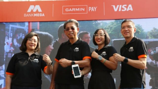 MEGA BANCO, VISA e Garmin Colaboration Forneça um sistema de pagamento 'Pagar com seu relógio'

