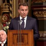 Em um discurso histórico dos políticos de Westminster, o presidente francês disse que a imigração ilegal era um