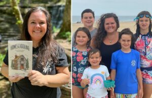 Mãe de cinco lutas Tech Addiction, forçando as famílias a passar 1000 horas fora Ginny Yurich segura seu livro