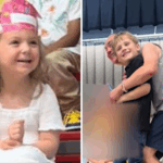 Mãe sempre pergunta a seu paralante-então veja a filha no evento pré-escolar