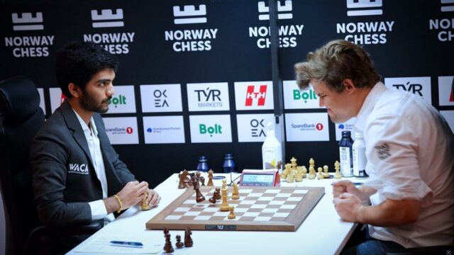 Magnus Carlsen diz que "não gosta de jogar xadrez" depois de perder para Gukets

