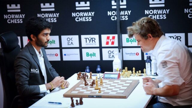 Magnus Carlsen levando Gukesh no GCT Zagreb: Eu vou me aproximar como se eu jogasse um jogador mais leve

