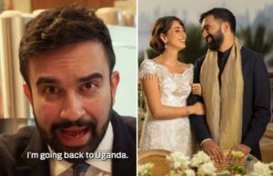 Mamdani parte para Uganda para comemorar os meses de casamento após uma ligação secreta do nó Mamdani parte para Uganda para comemorar os meses de casamento após uma ligação secreta do nó