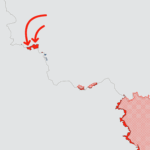 Map revela a escala de verão de verão da Rússia contra a Ucrânia