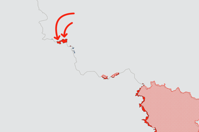 Map revela a escala de verão de verão da Rússia contra a Ucrânia


