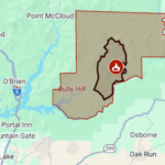 Mapa: O Green Fire envia uma forte fumaça sobre a área de Redding