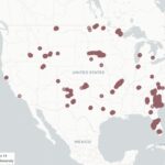 Maps Shows onde inundações de 100 anos atingiram os Estados Unidos no ano passado