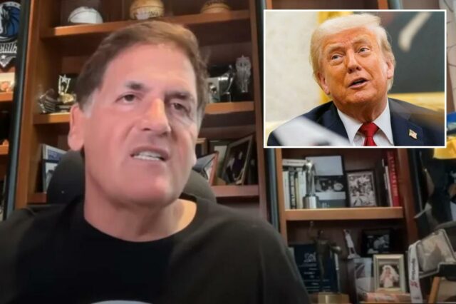Mark Cuban rasga os democratas "constantes" Trump é uma merda: "É impossível ganhar"


