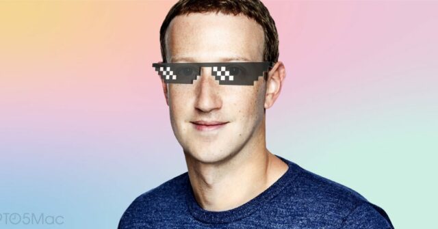 Os óculos devem ser revelados no outono | Mark Zuckerberg veste 
