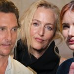 Matthew McConugin Emma Roberts e Gillian Anderson Getty 2