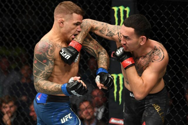 Max Holloway detalha um alvo para a luta de Dustin Poirier Trilogy no UFC 318: "Eu tenho que jogar spoiler aqui" 

