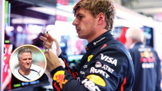 Max Verstappen e Christian Horner no Grande Prêmio Britânico - Fonte: Getty