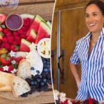 Meghan Markle leva os fãs na quarta da cerimônia em casa com o príncipe Harry, crianças