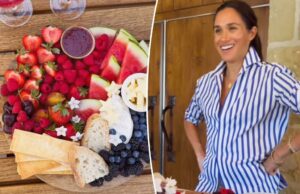 Meghan Markle leva os fãs na quarta da cerimônia em casa com o príncipe Harry, crianças Meghan Markle leva os fãs na quarta da cerimônia em casa com o príncipe Harry, crianças