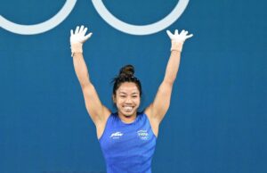 Mirabai Chanu Títulos Esquadrão Indiano para Campeonatos de Levantamento de Peso da Commonwealth Mirabai Chanu Títulos Esquadrão Indiano para Campeonatos de Levantamento de Peso da Commonwealth