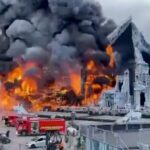 Um enorme incêndio engoliu a cabeça no Tomorrowland Festival na Bélgica