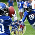 Montrell Washington quer "forçar" os Giants para mantê -lo na primeira semana