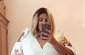 Mor-to-two galpões 17 pedras após namorar £ 400 por mês, dependendo Rachel Pashley derrubou a onda em 32 pedras nela