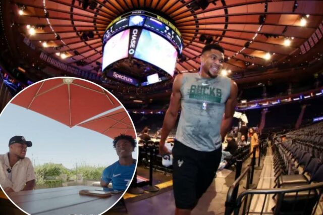"Muitas pessoas tentaram convencer" Giannis Antetokunmpo a se juntar a Knicks quando a estrela confirma flertar

