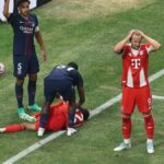 Musiala mantém uma lesão grave no tornozelo após colisão com Donnarumma no PSG contra as quartas de final da Copa do Mundo do Bayern Club