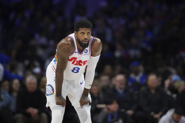 Paul George 76ers sai para o resto da temporada da NBA