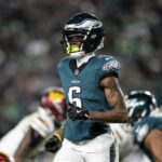 NFL EXPS Rastreamento Conclusão Smith em Dvonta Smith