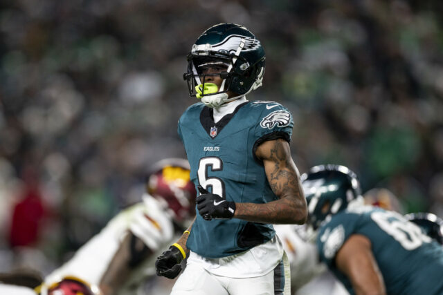 NFL EXPS Rastreamento Conclusão Smith em Dvonta Smith

