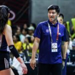 Sherwin Meneses de Nu Lady Bulldogs e Vangie Alinsug.