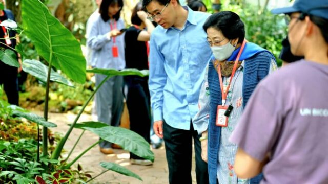 Não dissolvido com dispositivos, Megawati empurra as crianças indonésias a se preocupar com as plantas e o meio ambiente

