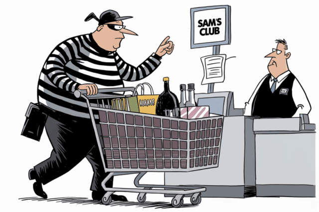 Não fiz essas compras de clubes de Sam - e tenho o álibi perfeito!

