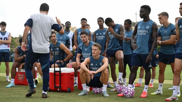 Não madueke, enraizado na turnê da pré -temporada do Arsenal

