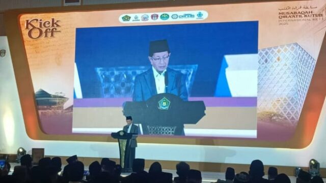Nasaruddin Umar Religion Ministro: não apenas uma competição Santri no MQK International 2025

