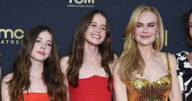 Otu Nicole Kidman e Keith, filha urbana, não social, fazem uma aparência pública rara