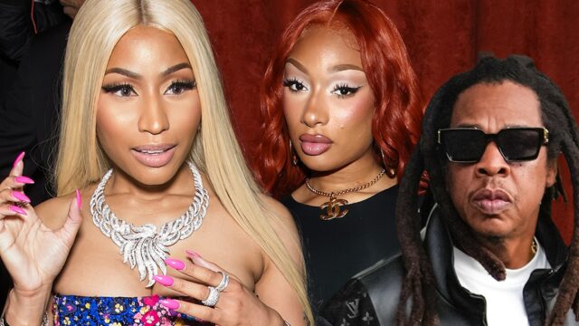 Nikki Minaj Megan e Jay-Z Getty Compos