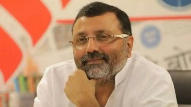 Nishikant Dubyy Slams Slams Bon Byssony Brones sobre o rio do indiano

