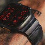 Nomad Falls the New Carbon Black Rocky Point Band para Apple Watch