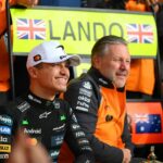 Norris no cofre final do GP britânico: não envolva