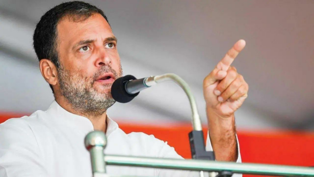 O BJP retornará a Rahul Gandhi na área do mercado de ações

