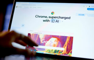 Google detalha medidas de segurança para recursos de agente do Chrome Um exemplo da função de revisão da loja no Google Chrome, mostrada na janela do navegador