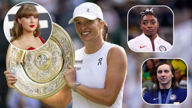 O IGA Swiatek é um dos 'Swifties' mais bem -sucedidos na história do esporte? Compare suas realizações com outros fãs de Taylor Swift. Simone Biles

