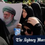 Aiatollah Ali Khonenei do Irã Alto libera o discurso televisionado em 26 de junho.