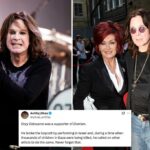 Ozzy Osbourne se apresenta no show.