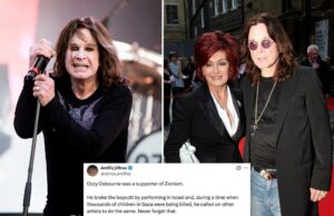 O Leftty Keyboard Warriors está tentando adiar Ozzy Osbourne por sua atuação em Israel: “Ele quebrou um boicote” Ozzy Osbourne se apresenta no show.