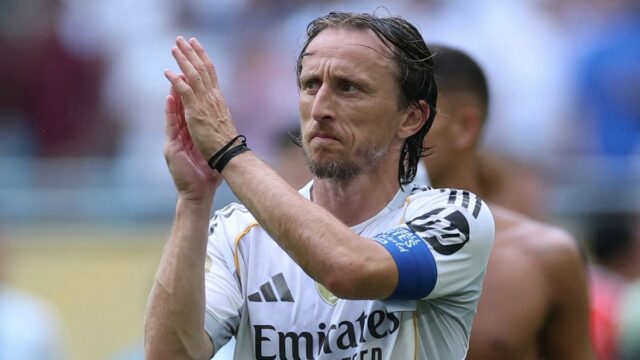 O Luca Modric, do Real Madrid

